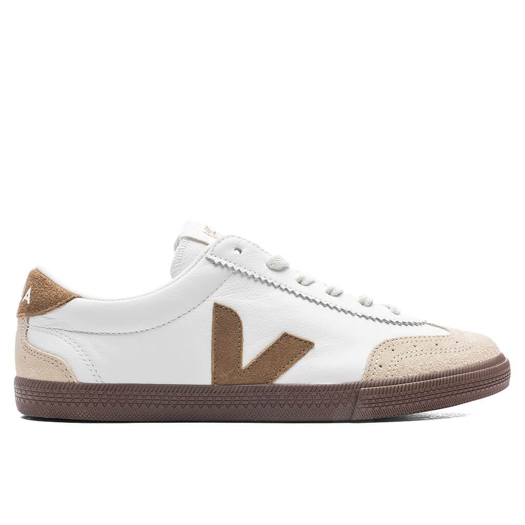 Volly O.T. Leather - White/Tent Bark