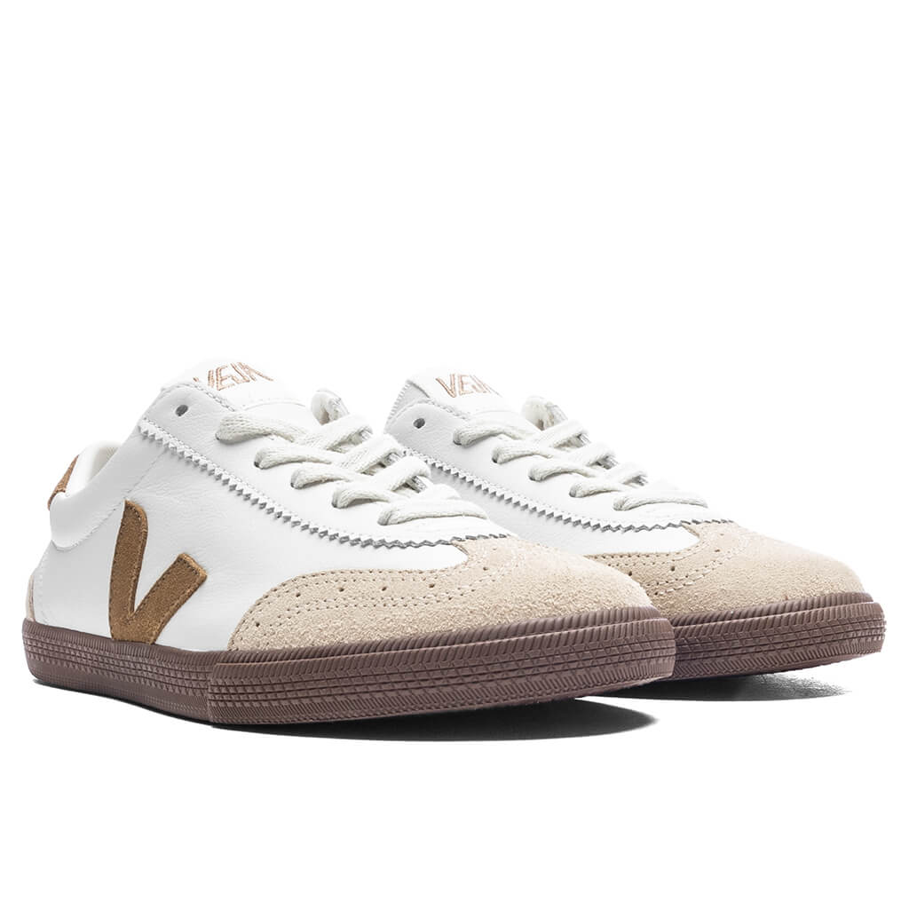 Volly O.T. Leather - White/Tent Bark