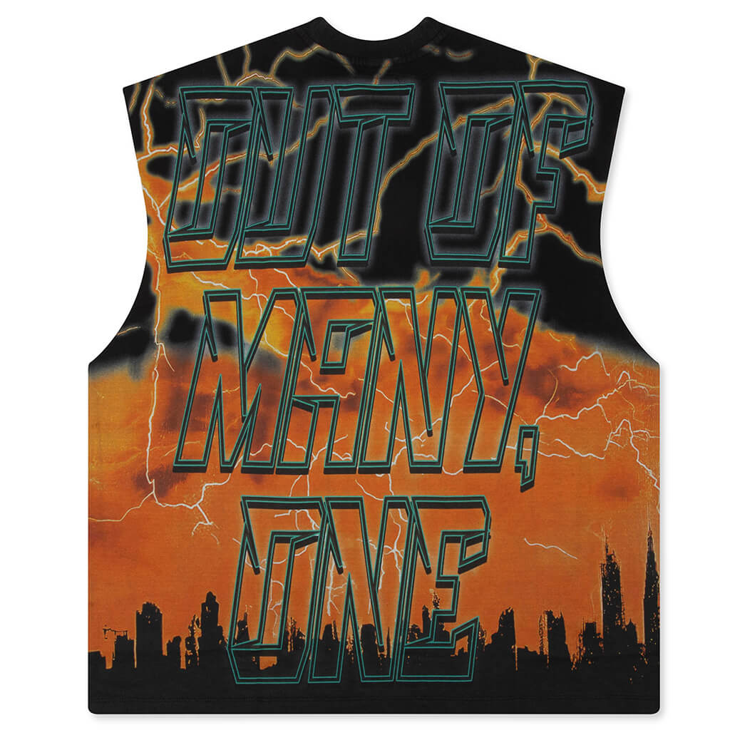 Voltage Sleeveless T-Shirt - Orange