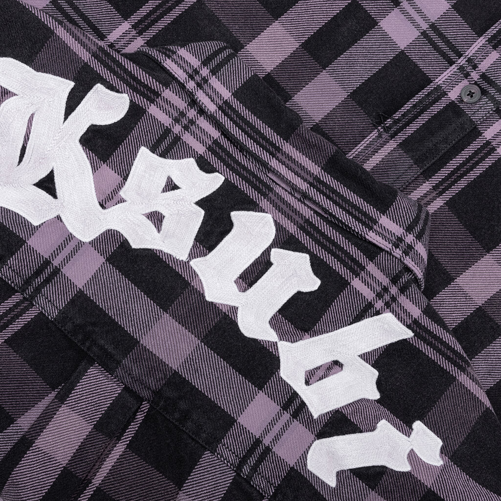 Vulture Flannel L/S Shirt - Plum