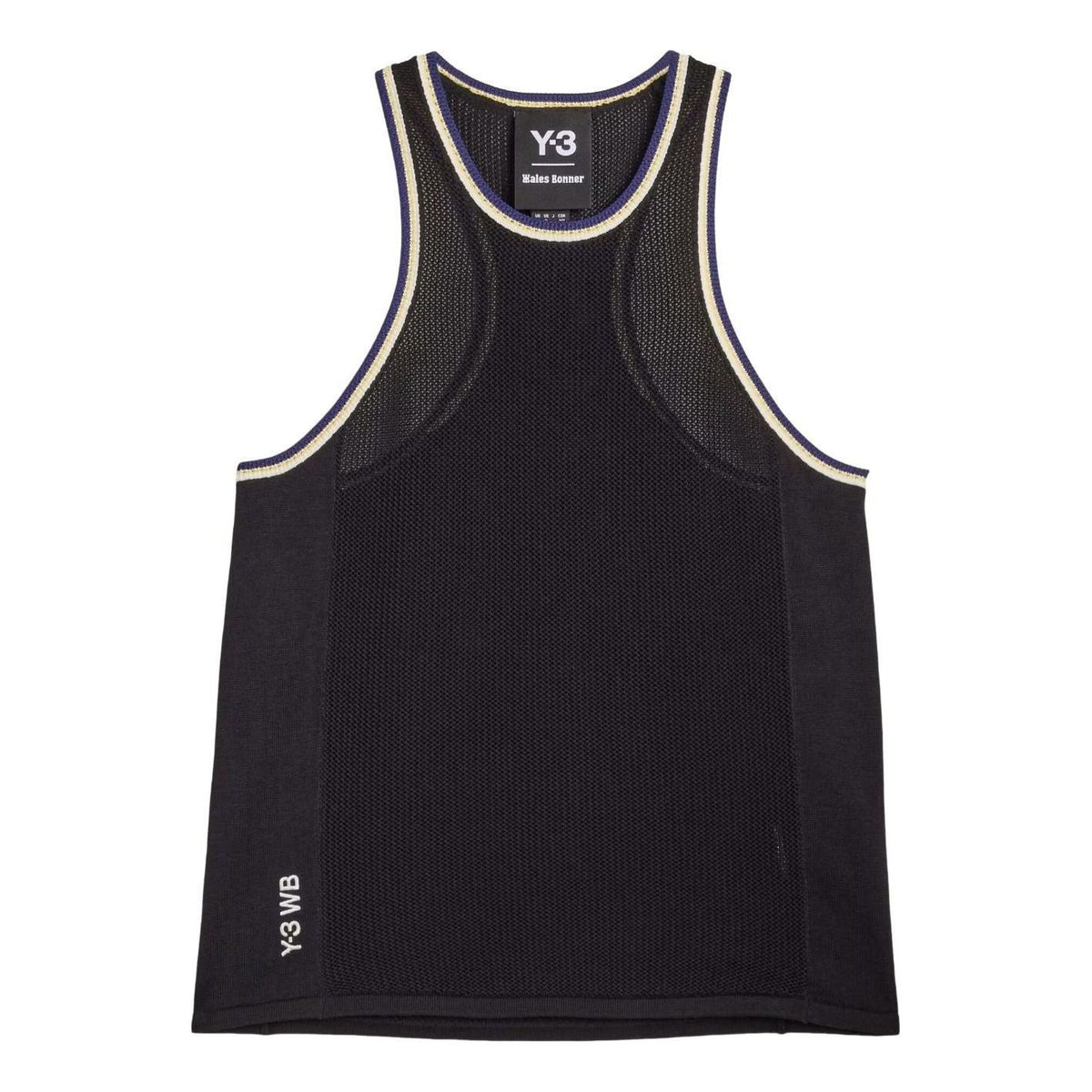 (WMNS) adidas x Wales Bonner x Y3 Knit Tank Asia Sizing 'Black' KS3978