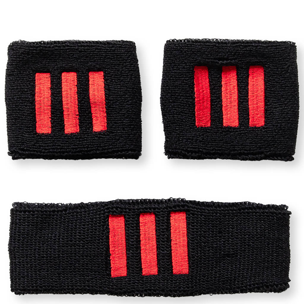 adidas Originals x Willy Chavarria Head and Wrist Bands - Black