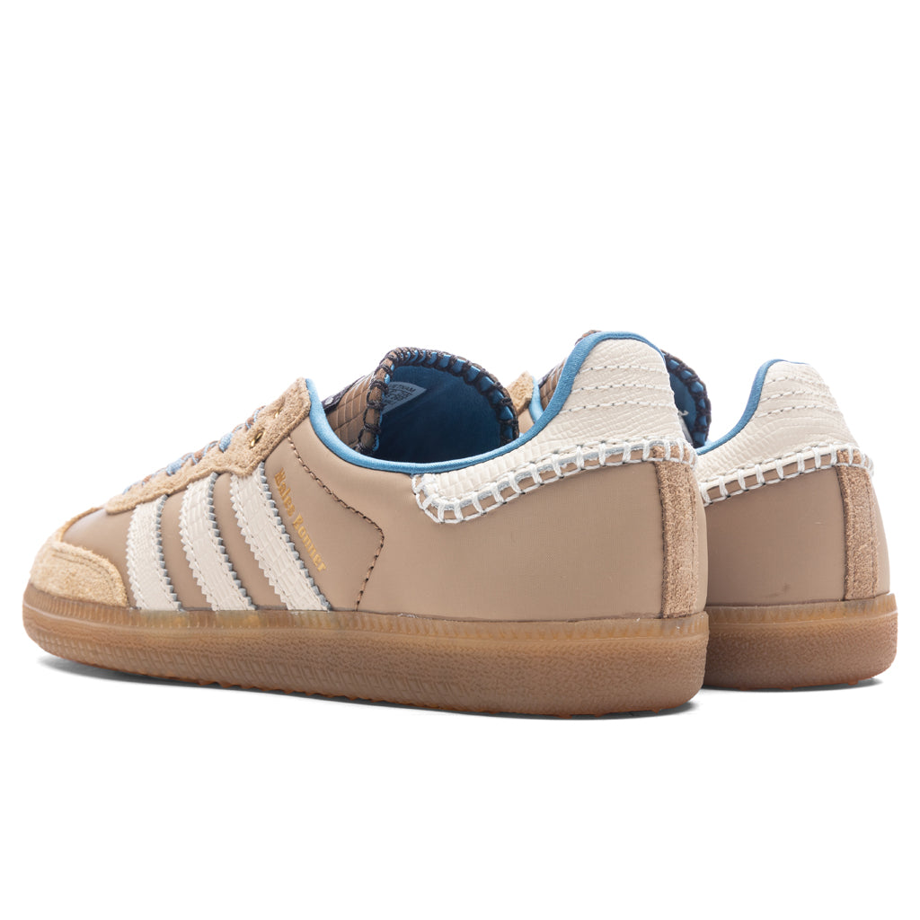 adidas Originals x Wales Bonner Nylon Samba - Wonder White/Ash Blue