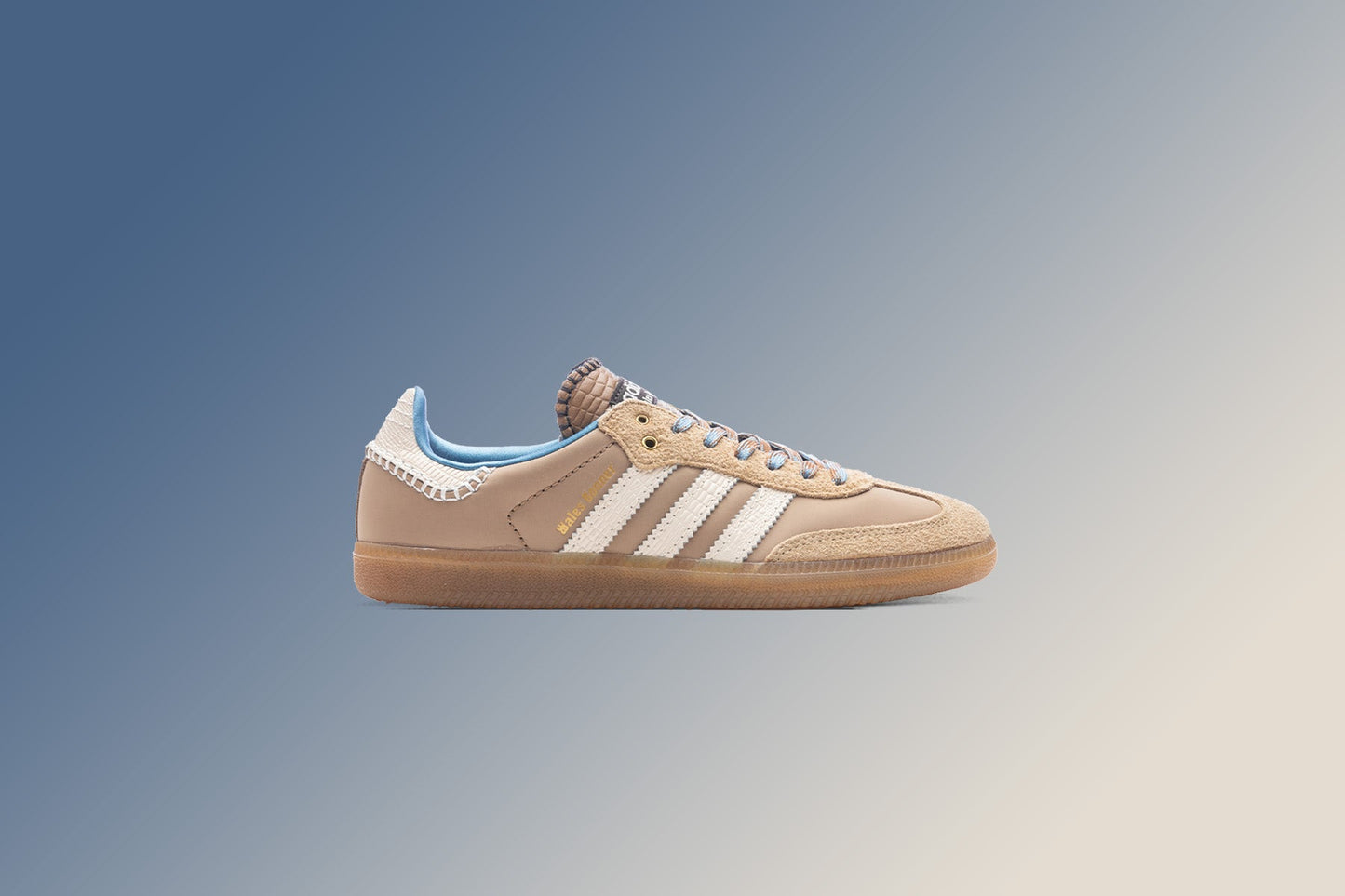 adidas Originals x Wales Bonner Nylon Samba - Wonder White/Ash Blue