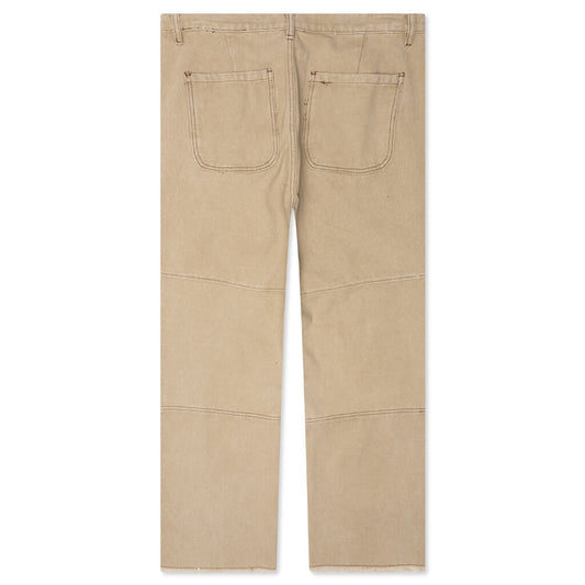 Washed Canvas Pant - Tan