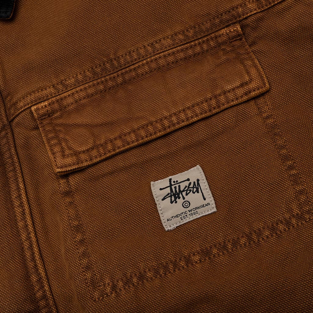 Washed Canvas Shop Jacket - Bronze