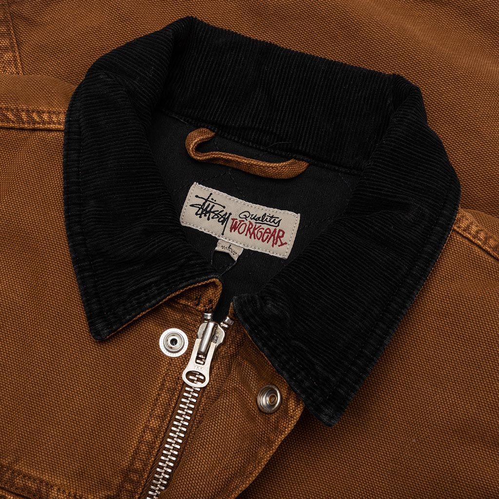 Washed Canvas Shop Jacket - Bronze