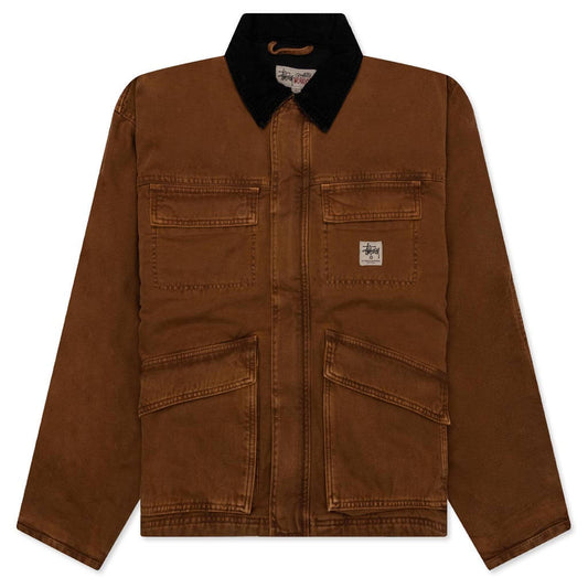 Washed Canvas Shop Jacket - Bronze