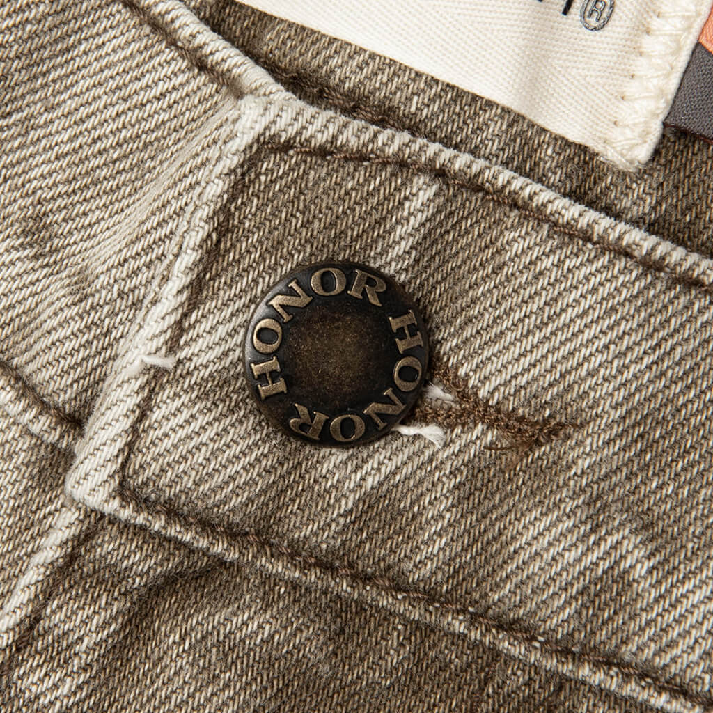 Washed Twill Pant - Taupe