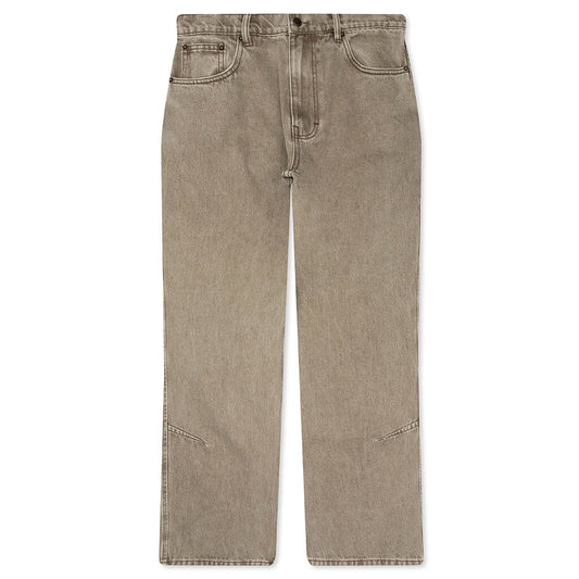Washed Twill Pant - Taupe