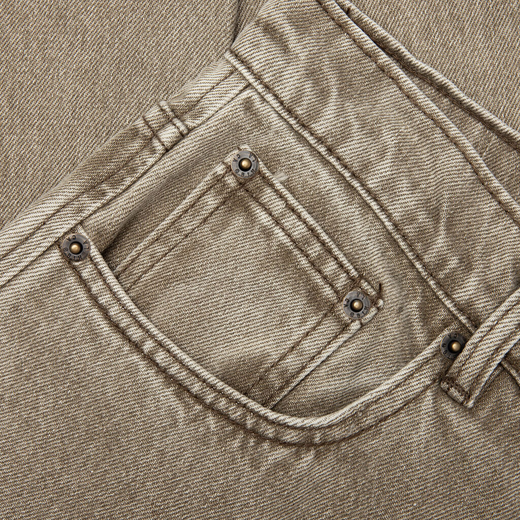 Washed Twill Pant - Taupe