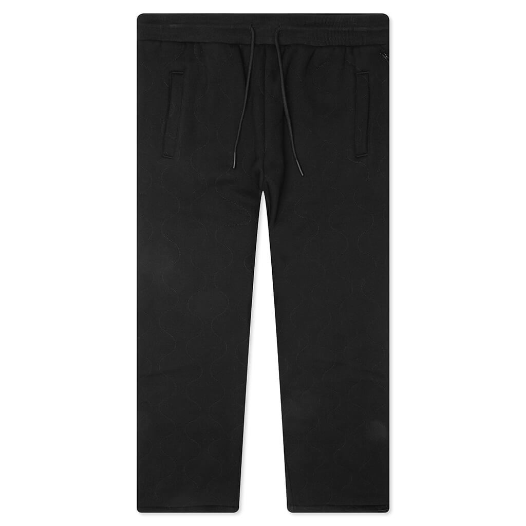 Wave Quilted Easy Pants - Black