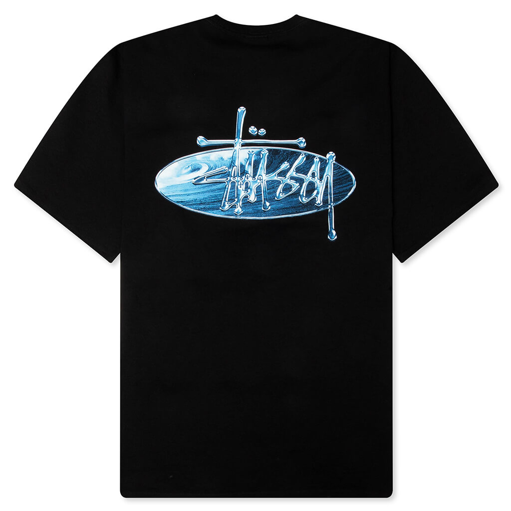 Wave Oval Tee - Black