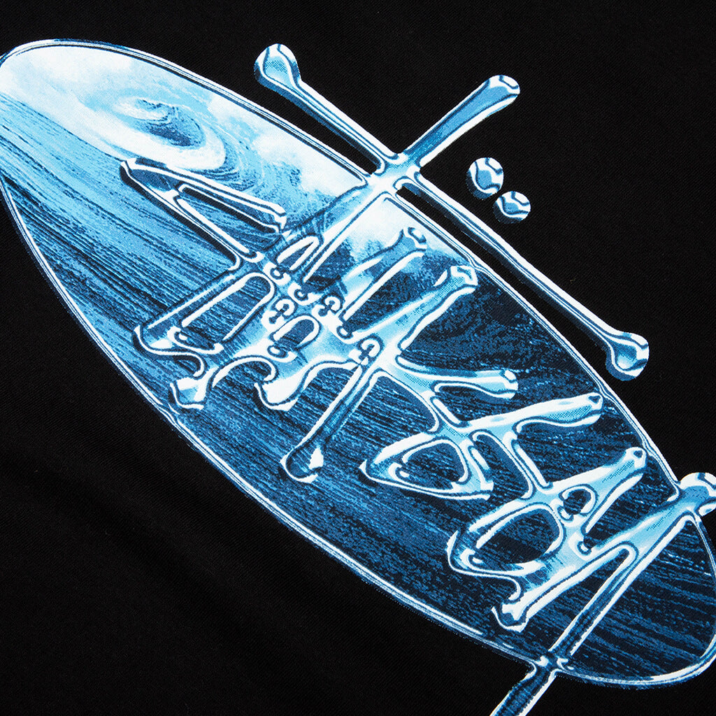 Wave Oval Tee - Black