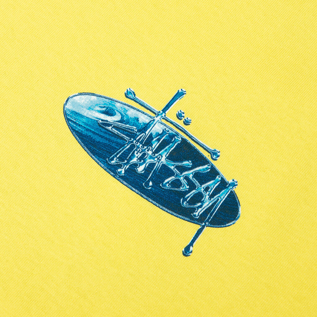 Wave Oval Tee - Lemon