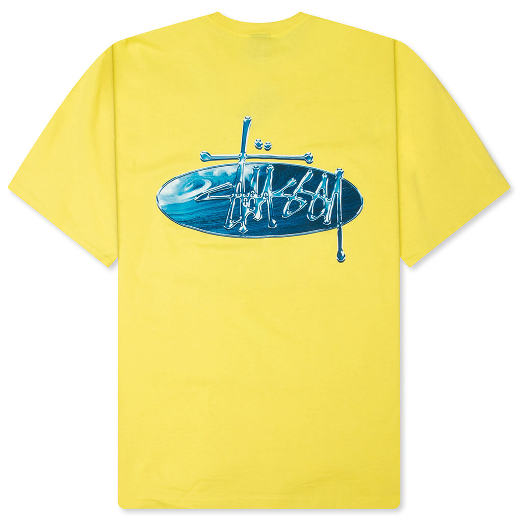Wave Oval Tee - Lemon