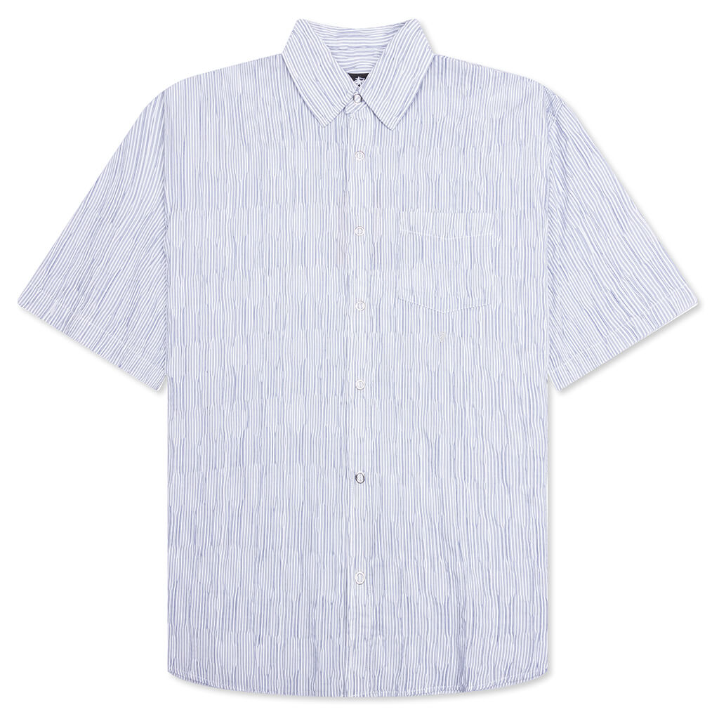 Wavy Striped Shirt - Blue