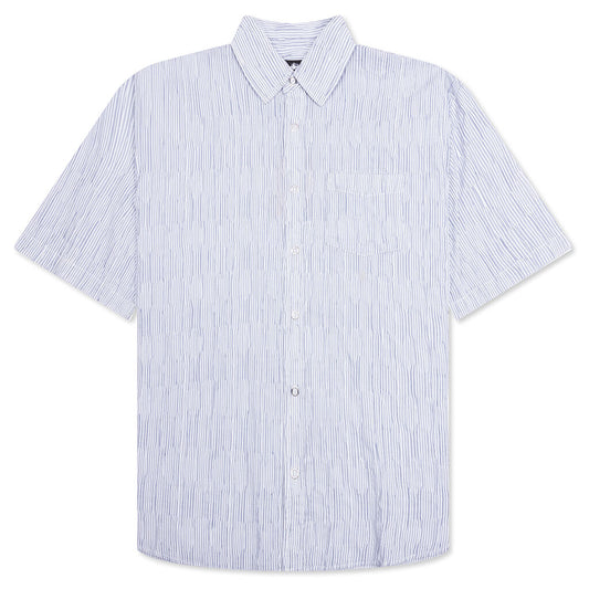 Wavy Striped Shirt - Blue