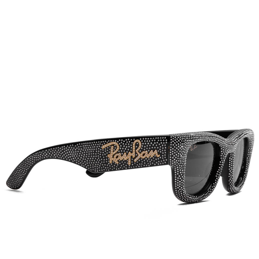 Ray-Ban x A$AP Rocky Wayfarer Puffer Crystal Pavé Edition - Black/Strass Pave