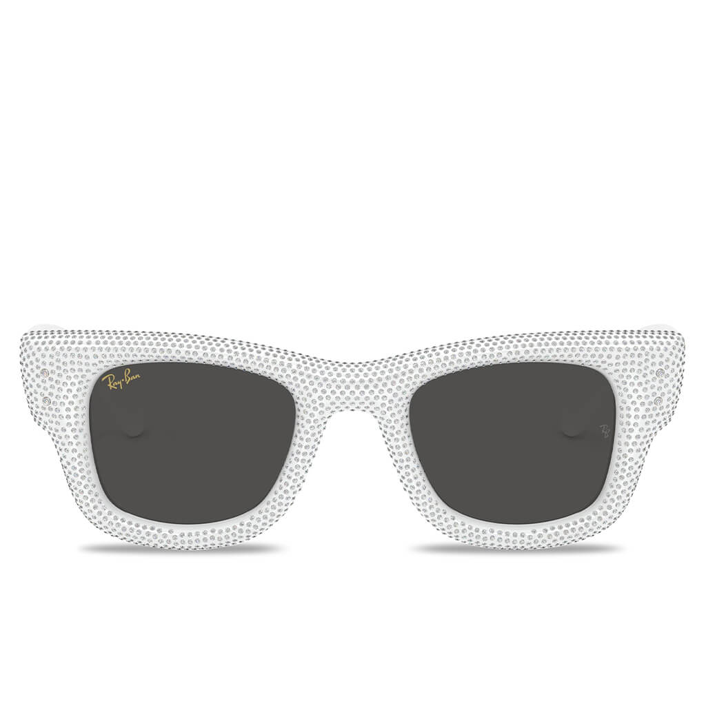Ray-Ban x A$AP Rocky Wayfarer Puffer Crystal Pavé Edition - White/Strass Pave