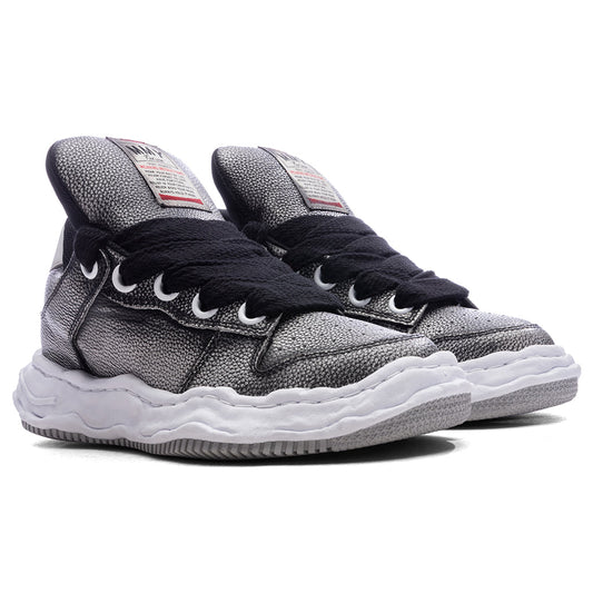 Wayne Puffer Low OG Sole Brushed Shrink Leather - Black