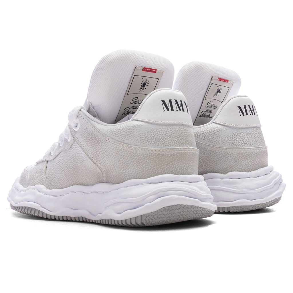 Wayne Puffer Low OG Sole Brushed Shrink Leather - White