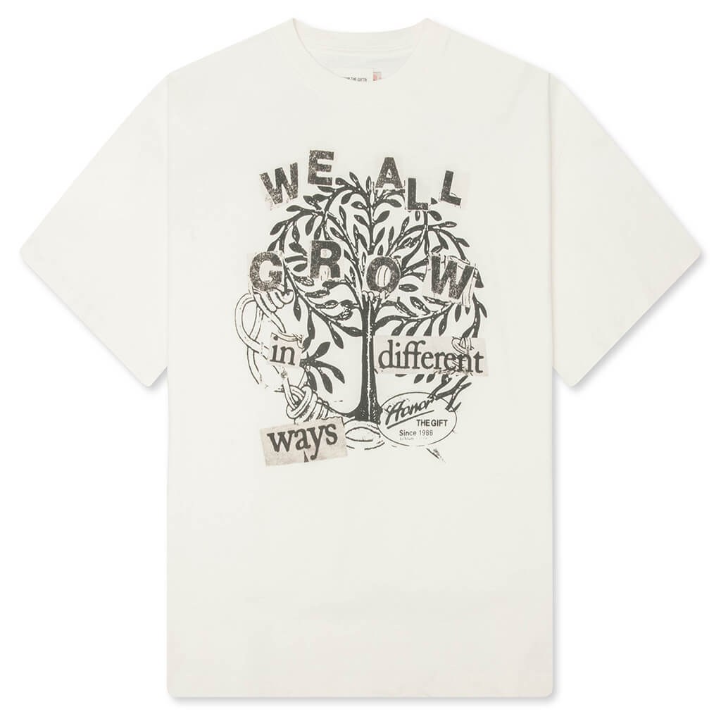 We All Grow Tee - White