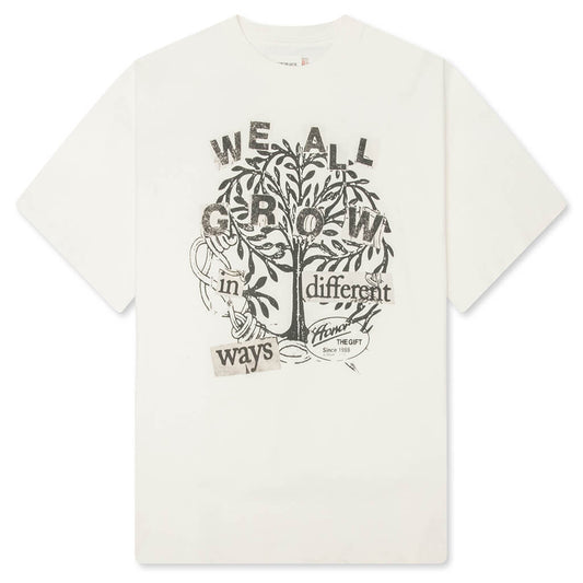 We All Grow Tee - White