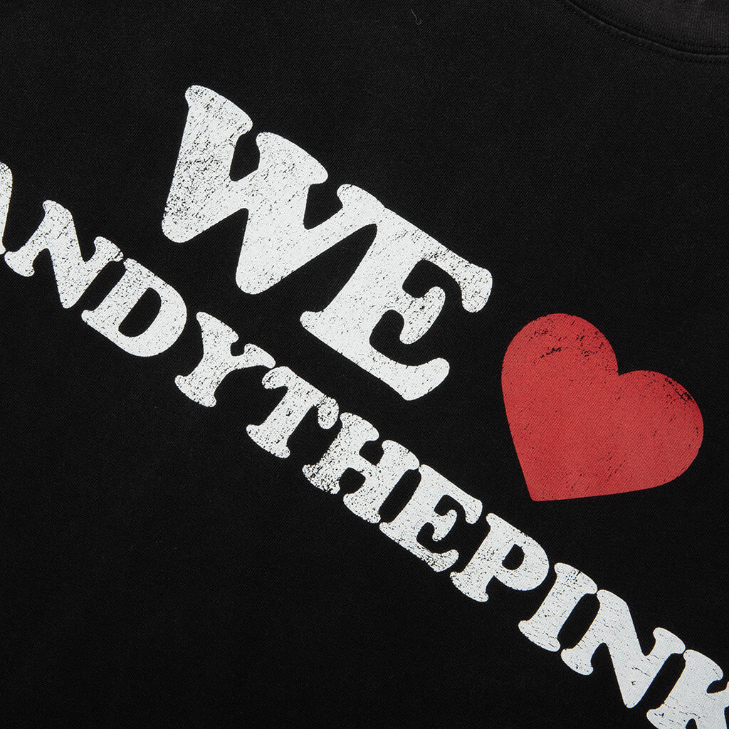We Love VTP Tee - Washed Black