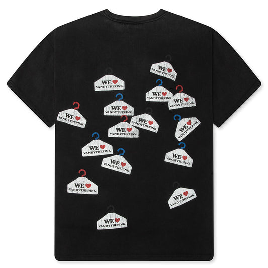 We Love VTP Tee - Washed Black