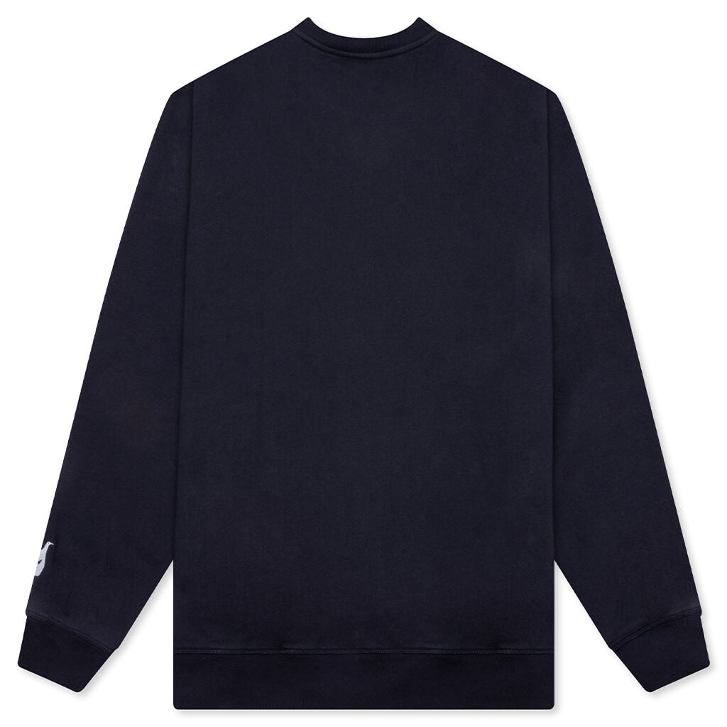 Weird Trad Logo Crew Neck Sweatshirt - Dark Navy