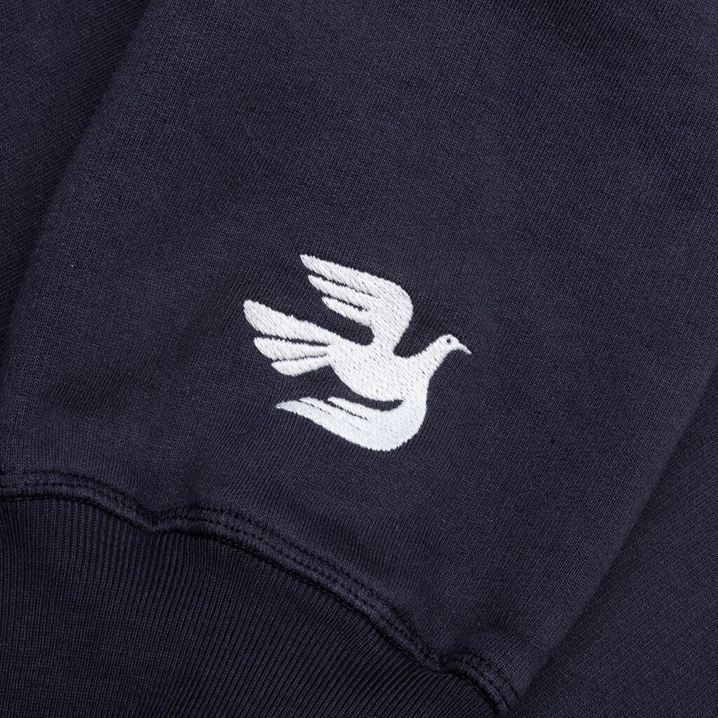 Weird Trad Logo Crew Neck Sweatshirt - Dark Navy