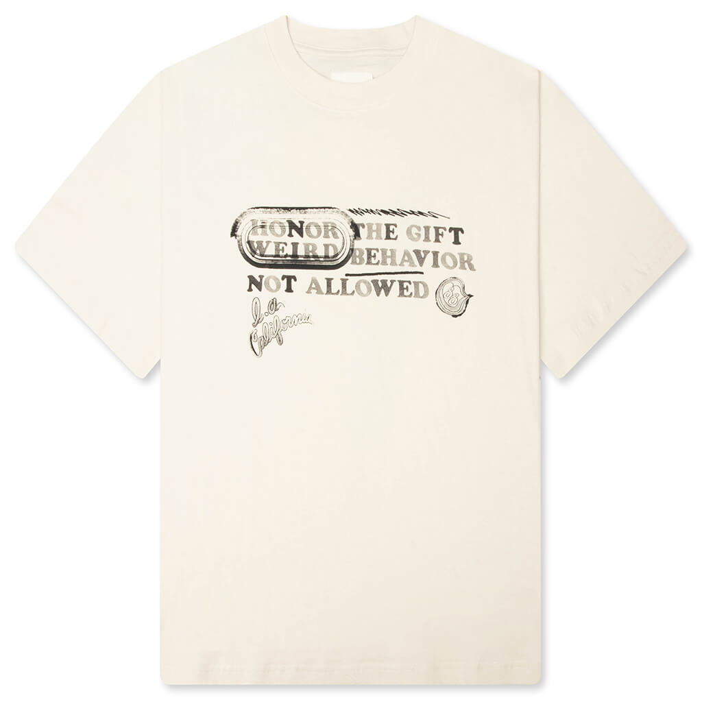 Weird Behavior S/S Tee - Taupe