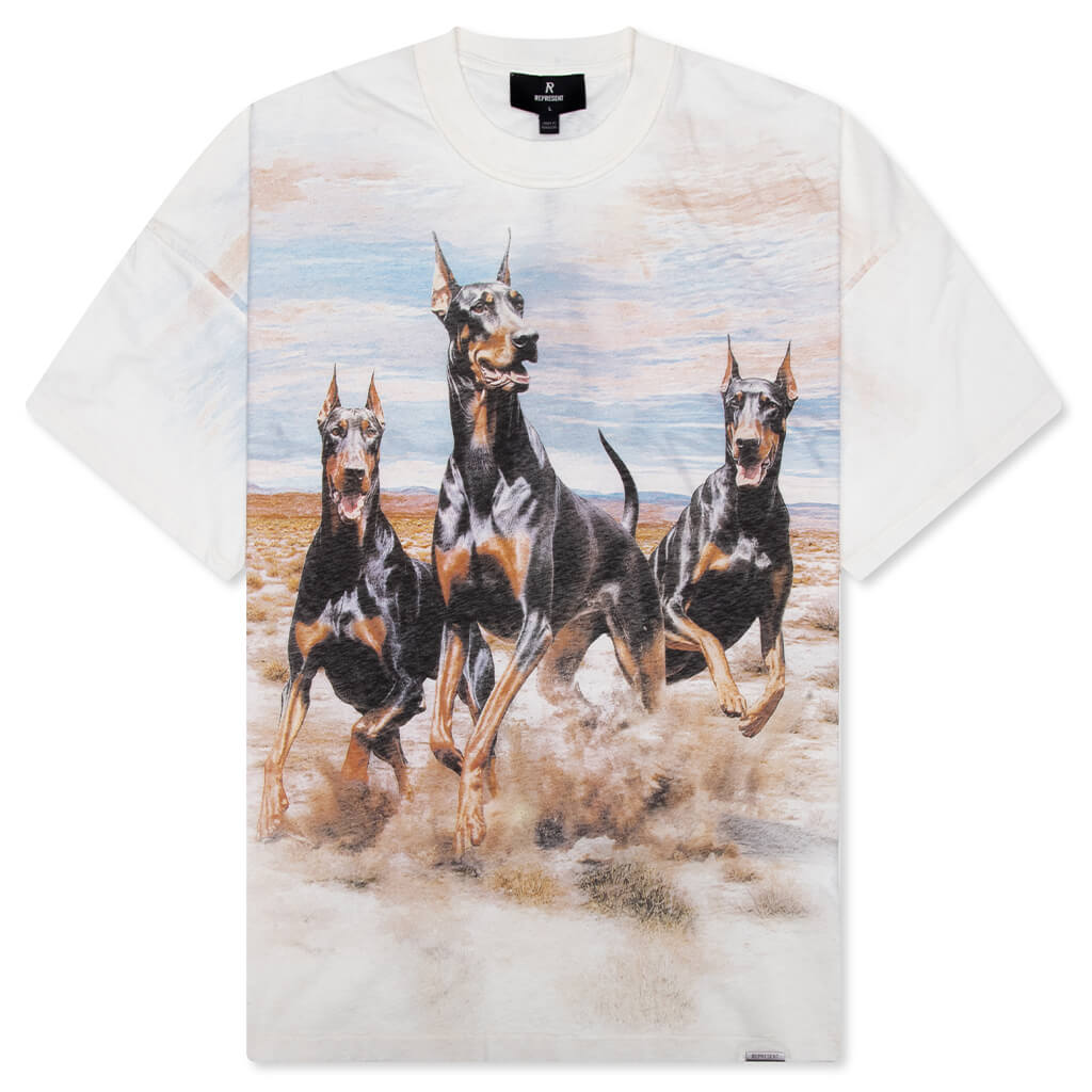 Western Dobermans T-Shirt - Flat White