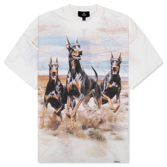 Western Dobermans T-Shirt - Flat White