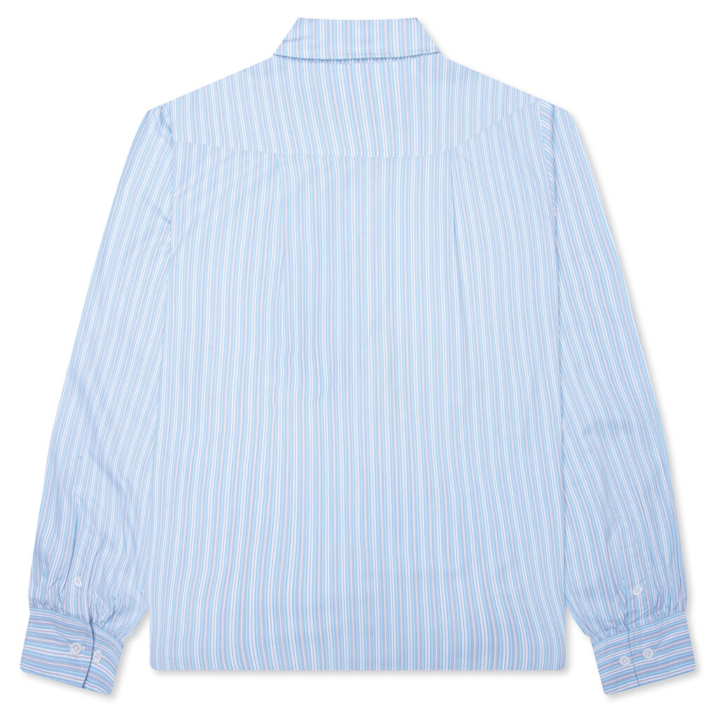 What Problem? Button Up - Blue