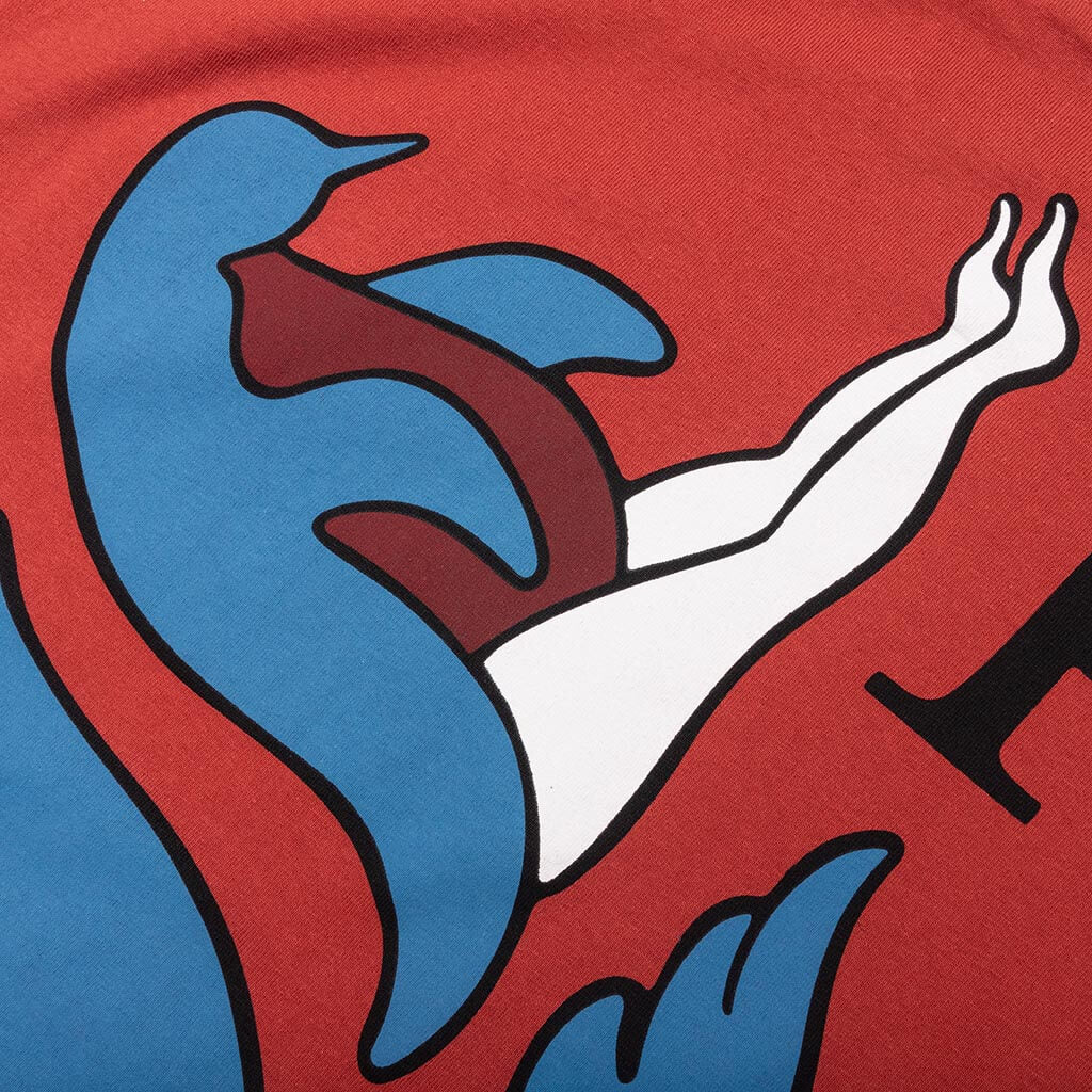 Wheeled Bird T-Shirt - Rust