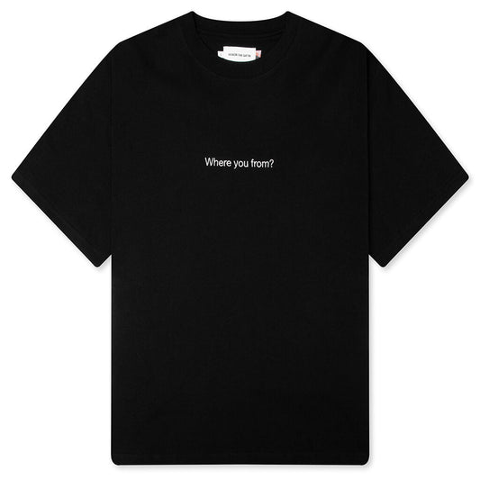 Where You From Tee - Black
