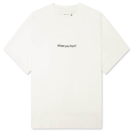 Where You From Tee - White