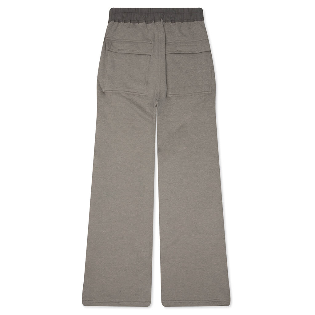Wide Pusher Sweat Pants - Grey Melange