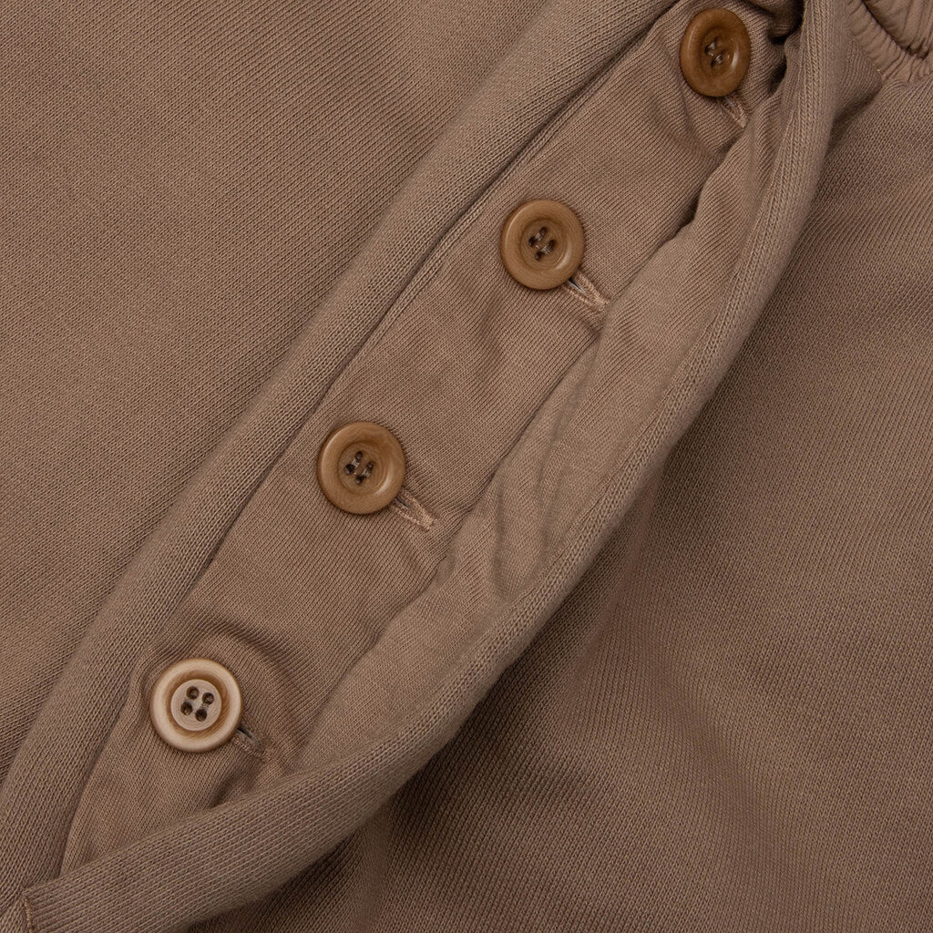 Wide Pusher Sweat Pants - Flesh