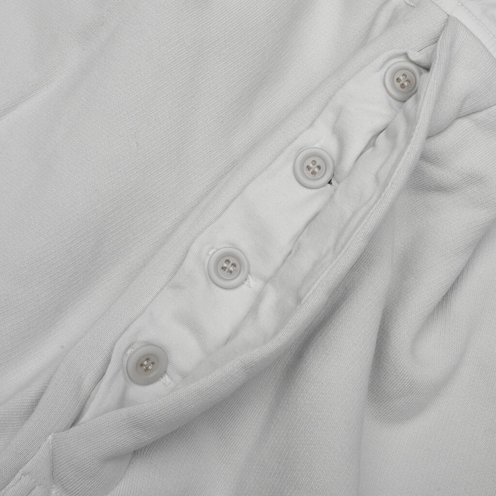 Wide Pusher Sweat Pants - Milk Wash