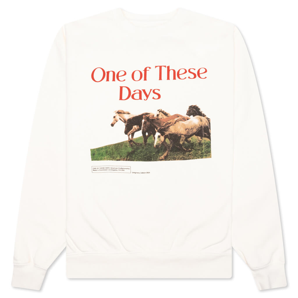 Wild Horses Crewneck - Bone