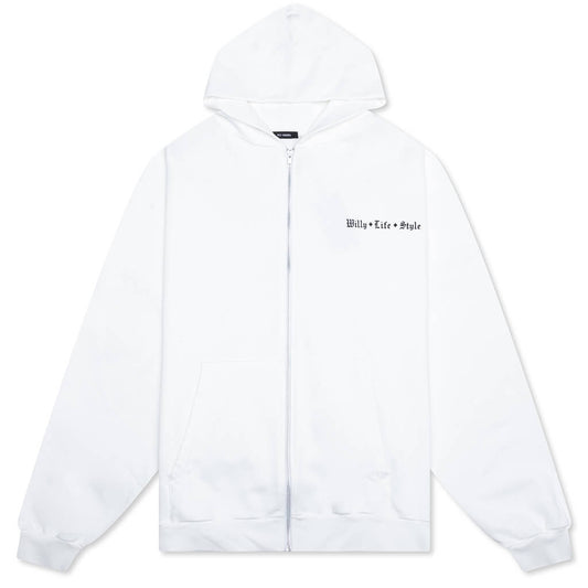 Willy Life Style Hooligan Zip Through - White