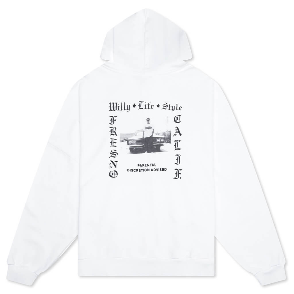 Willy Life Style Hooligan Zip Through - White