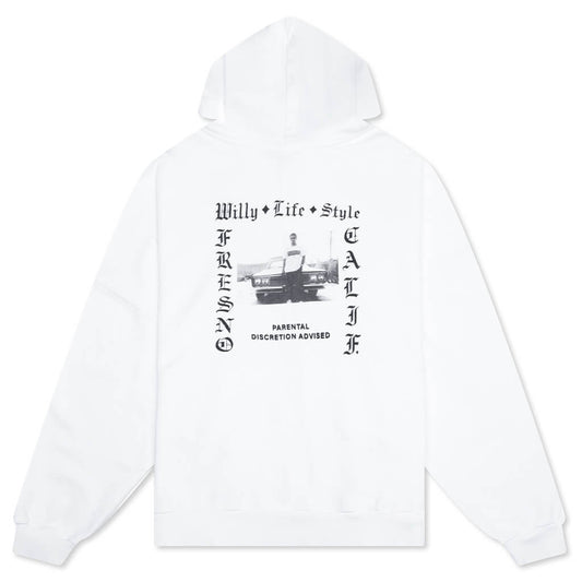 Willy Life Style Hooligan Zip Through - White