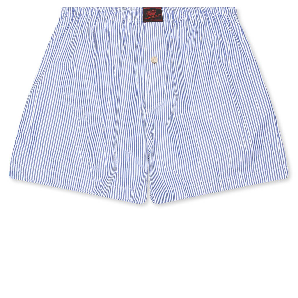 Willy Woven Boxer - Sail Blue Stripe