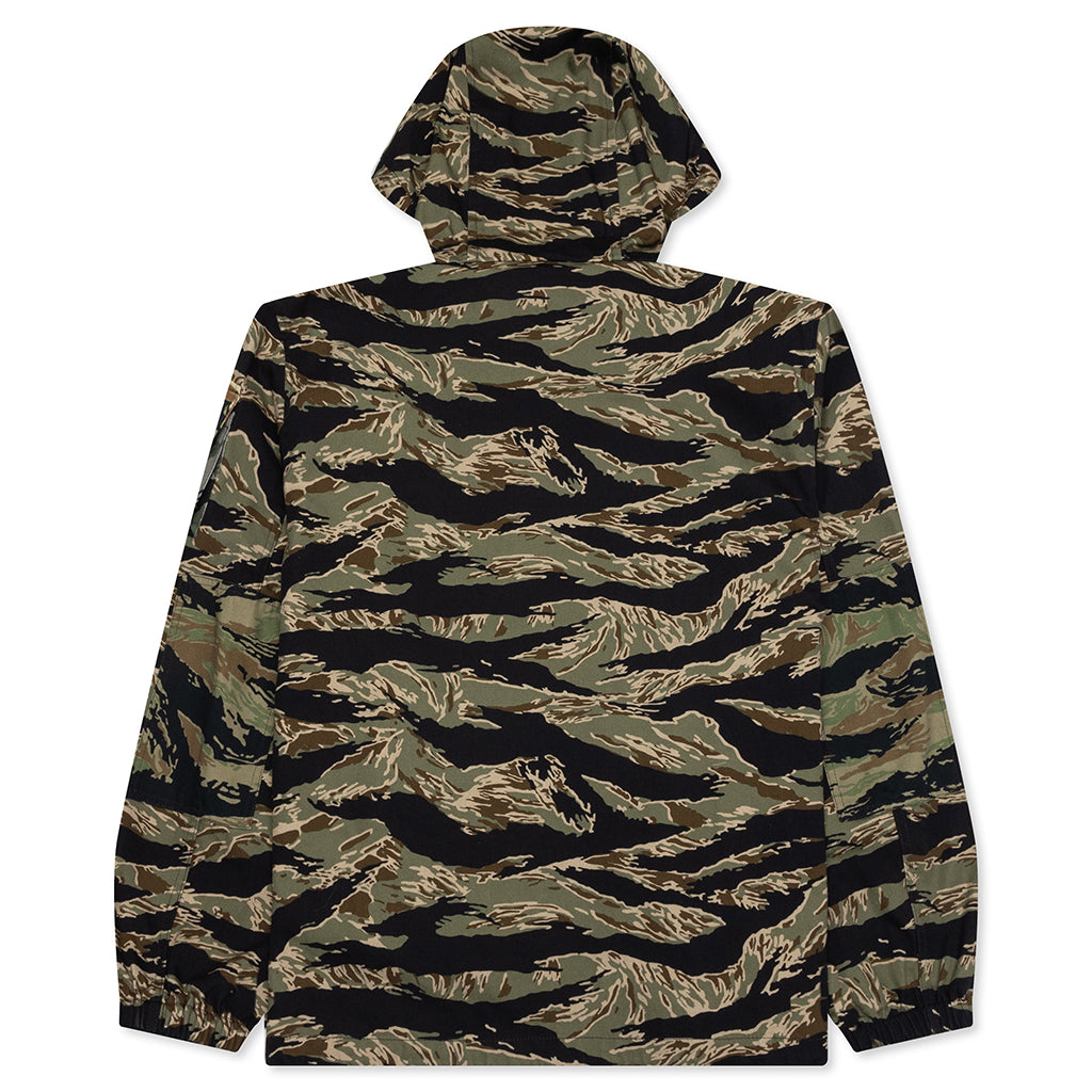 Camo Print Windbreaker - Multicolored