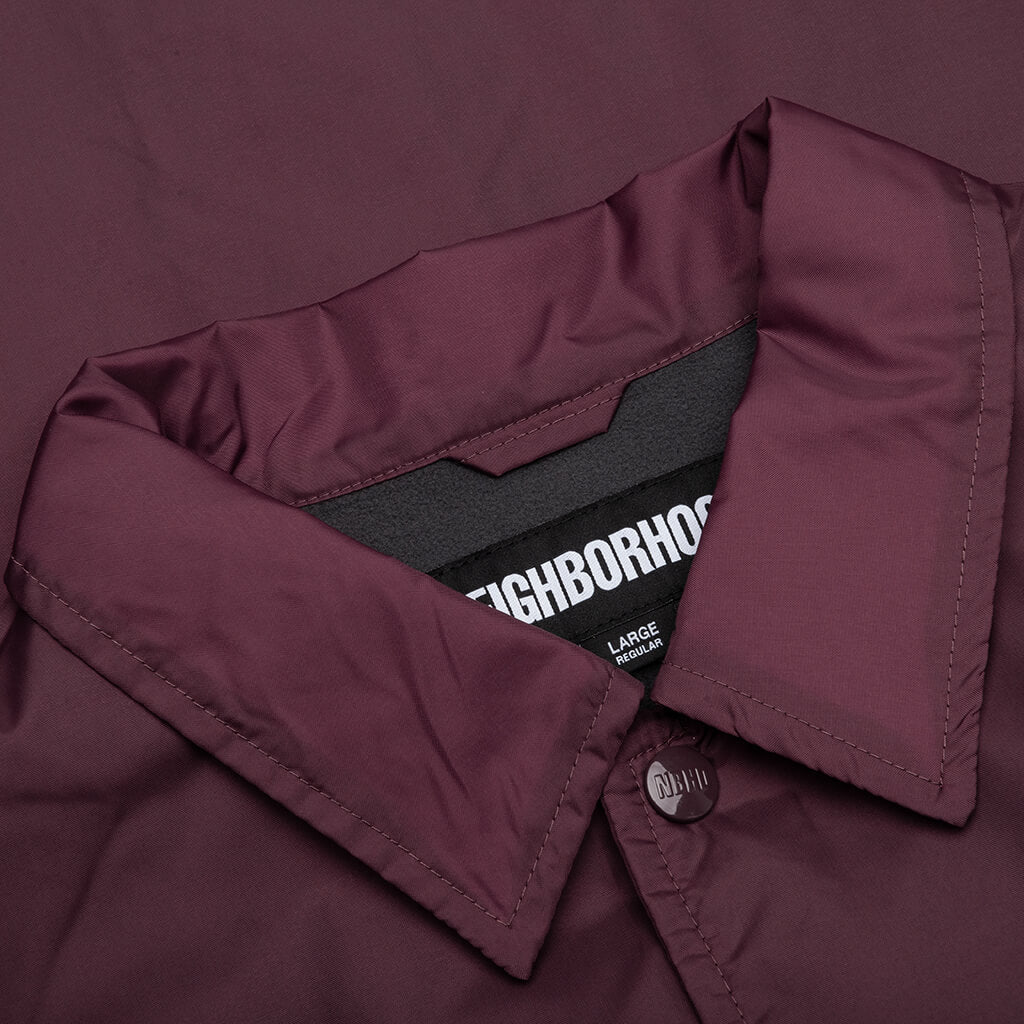 Windbreaker Jacket - Burgundy