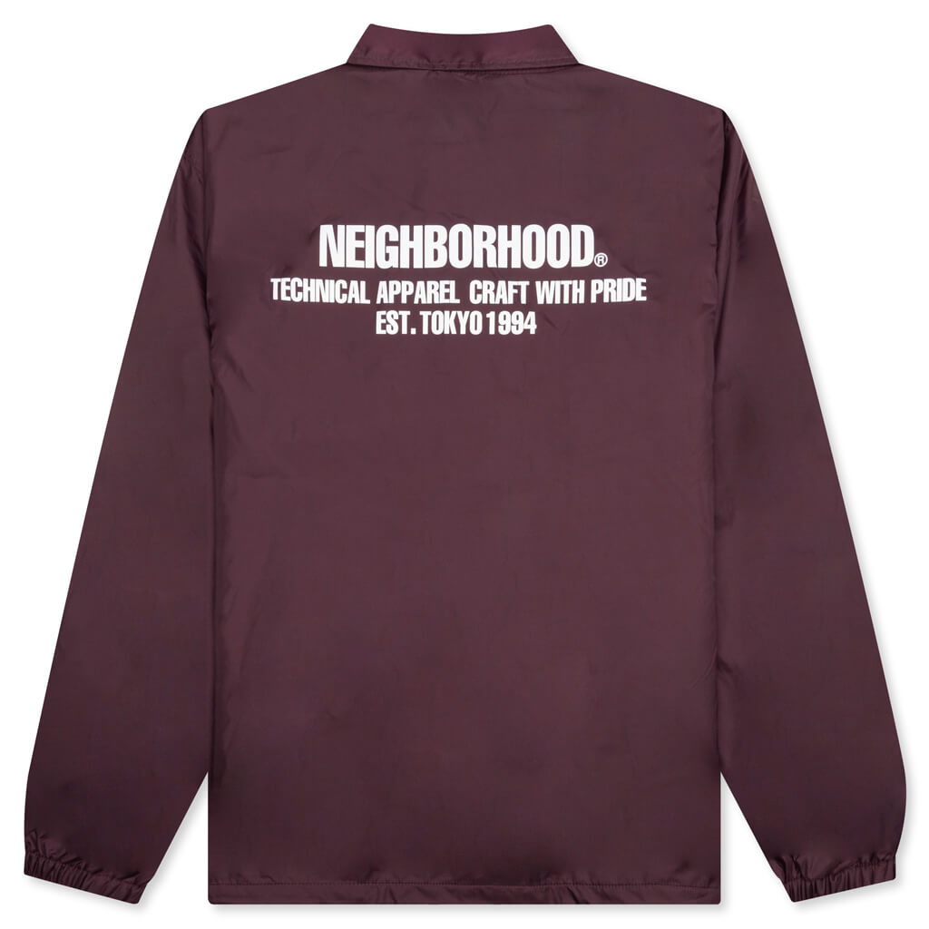 Windbreaker Jacket - Burgundy
